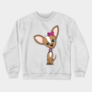 Chihuahua Fashion Graphic Crewneck Sweatshirt